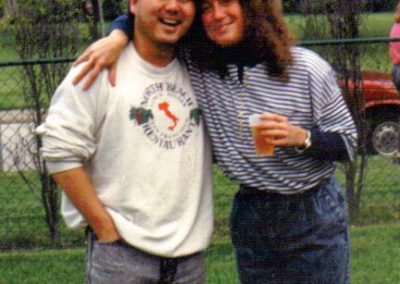 Edwin and Waz May 1990