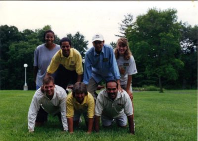 Janine with GFH staff 1997-98